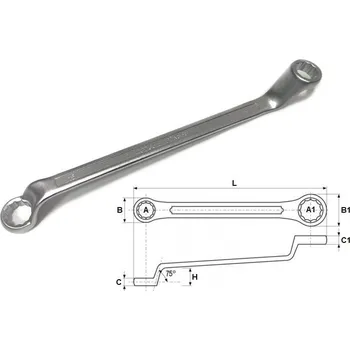 Klíč Klíč očkový vyhnutý 14 - 17 mm (DIN 838) 4CZech