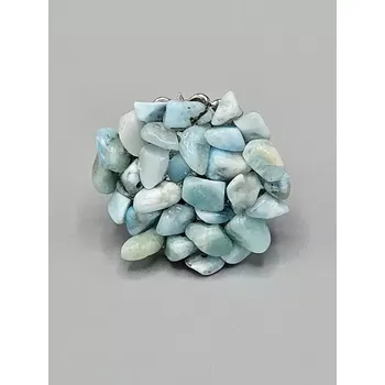 Prsten Prsten Larimar kulatý velký