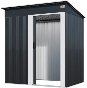 Zahradní domek Zahradní domek A0 162 x 86 cm antracit/bílý