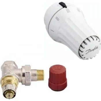 Hlavice pro radiátor Danfoss set termostatická hlavice RAE 5054, rohový ventil RA-N 1/2"
