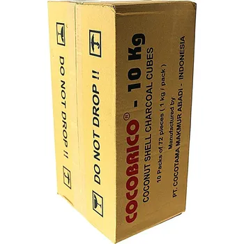 Kokosové uhlíky (brikety) pro vodní dýmky 'CocoBrico' 10kg