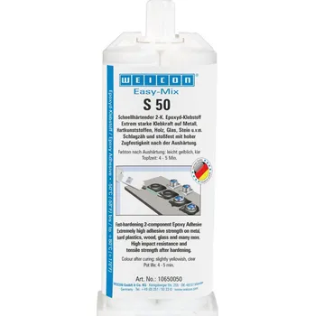 Průmyslové lepidlo Weicon Easy-Mix S 50 +špička, 50 ml
