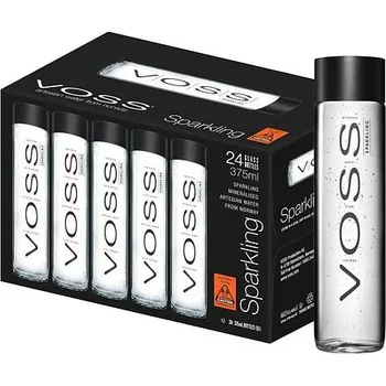 Voda VOSS Perlivá Sklo 375 ml Celé Balení 24 ks