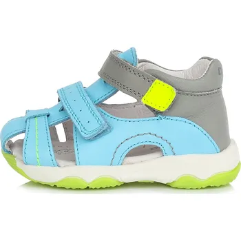 Chlapecké polobotky D.D.step AC290-7002B šedé Velikost: 23 (EU)