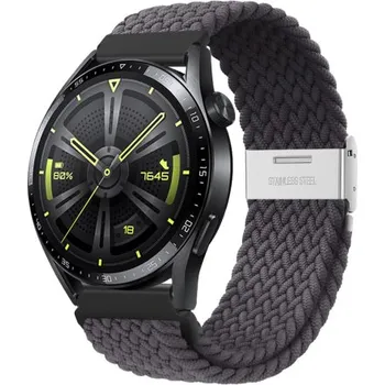 Řemínek na hodinky BSTRAP | BStrap Elastic Nylon 2 reminek na Huawei Watch GT2 Pro, space ash (SSG027C0307)