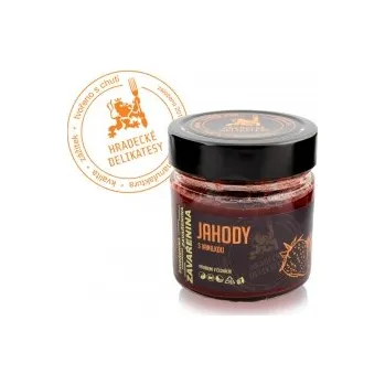 1 Jahodový extra džem s vanilkou 190g Hradecké delikatesy