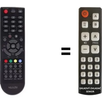 Dálkový ovladač Mascom MC2200, MC2201, MC-2200, MC-2201 náhradní dálkový ovladač pro seniory