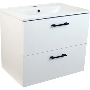 Koupelnový nábytek BPS-koupelny Koupelnová skříňka s keramickým umyvadlem Agria NEW 60 - bílá