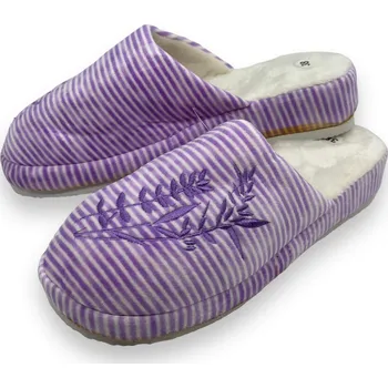 Dámské pantofle Adcz Dámské fialové domácí pantofle 01 Barva: Fialová, Velikost: 36