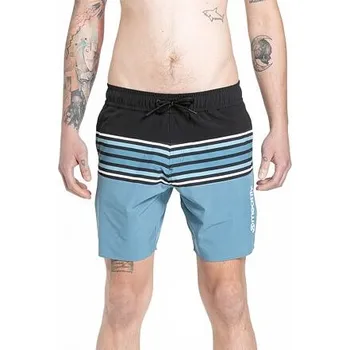 Pánské plavky Meatfly pánské plavky Keith Boardshorts 17" Slate Blue | Modrá | Velikost XXL