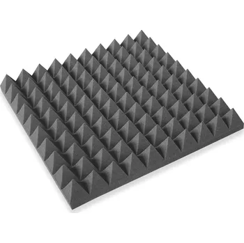 akustická pěna Mega-acoustic Akustická pěna jehlan grafit 7 cm