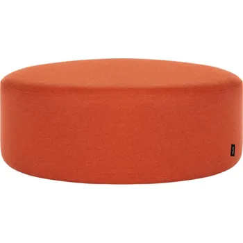 Otoman Noo.ma Pouf Folk Wide, terracotta wool