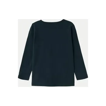 Dámská halenka NAME IT Halenka 13226490 Tmavomodrá Regular Fit 80