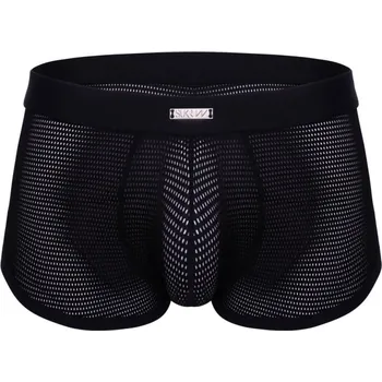 Pánské erotické prádlo Šortky Sukrew Net Shorts Nightlife Black M, pánské síťované šortky