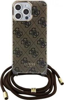 Pouzdro na mobilní telefon Guess IML 4G Printed Crossbody pro Apple iPhone 15 Pro Max