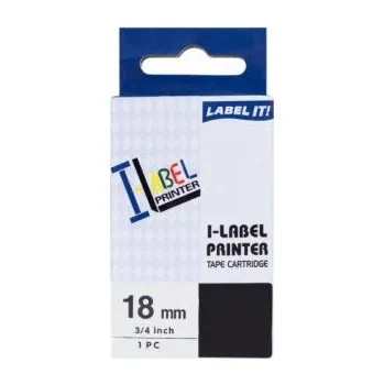 Pásek do tiskárny Kompatibilní páska s CASIO XR-18GN1 18mm 8m cerný tisk/zelený podklad (PLTC08)