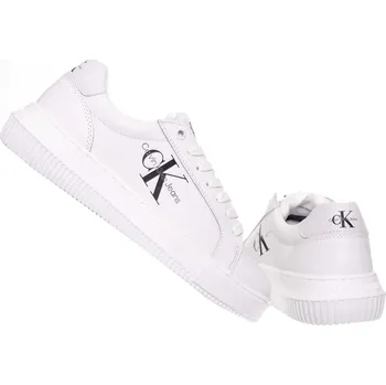 Dámská obuv CALVIN KLEIN BUTY DAMSKIE CHUNKY CUPSOLE LACEUP MON LTH WN BIAŁE YW0YW00823 YBR 39 Velikost: 39