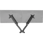 Držák na 2 monitory OfficeTech, černá