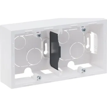 Elektroinstalační krabice LEGRAND Krabice SUNO 721195 2P na povrch bílá 721195