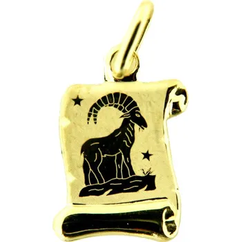 Přívěsek Zlatý přívěsek pergamen znamení zvěrokruhu 30.10.014 KOZOROH-1, 0.4 g