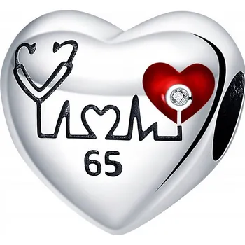 Přívěsek NUBIS® Stříbrný přívěsek korálek na náramek - B0027