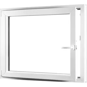 Okno SKLADOVÁ-OKNA.cz Jednokřídlé plastové okno REHAU Smartline+, otvíravo-sklopné levé - 1100 x 1000 mm Bílá