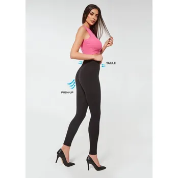 Dámské legíny Stahovací legíny s vysoký pasem MAYA BAS BLEU L