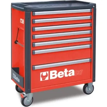 VOZÍK NA NÁŘADÍ SE 7 ZÁSUVKAMI, ČERVENÝ, C37/7-R (VOZÍK NA NÁŘADÍ SE 7 ZÁSUVKAMI, ČERVENÝ, C37/7-R)