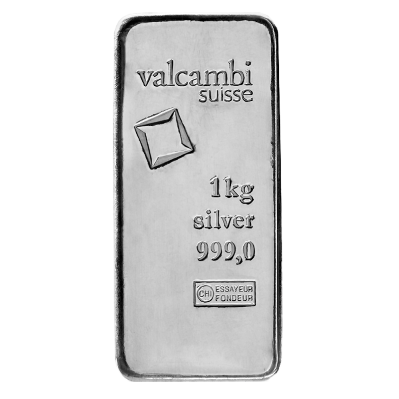 1000g investiční stříbrný slitek Valcambi