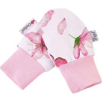 Rukavice Little Angel Rukavice podšité kojenecké Outlast® - růžový motýl/růžová baby Velikost ostatní: 1