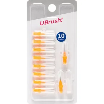 Mezizubní kartáček Herbadent UBrush! mezizubní kartáčky 0,8 mm 10 ks oranžové