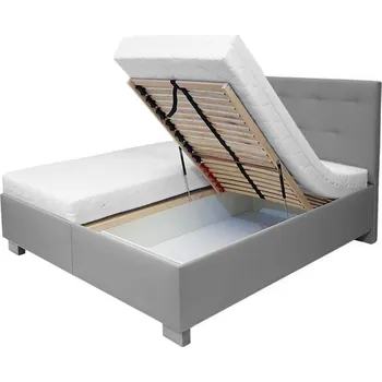 Postel Dvoulůžko PEGGY | 180x200 cm | polohovací rošt | VÝBĚR MATRACE A TKANINY | výroba v ČR