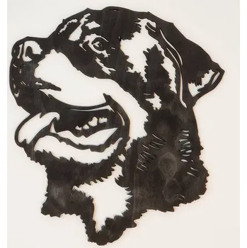 Obraz Rotvajler dřevěný obraz - Tmavě hnědá lazura