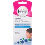 Veet Easy-Gel Wax Strips depilační pásky na obličej 20 ks