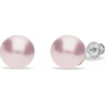 Náušnice Náušnice se Swarovski Elements Classic Pearl K581810R Rose 10 mm