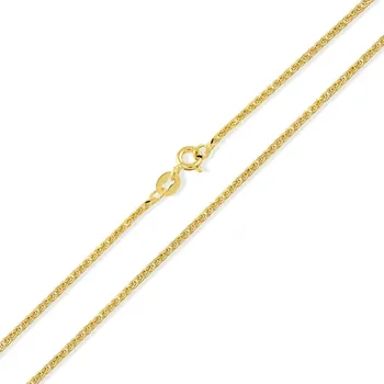 Řetízek Lillian Vassago Zlatý unisex řetízek typu Fox, plný LLV31-GCH090 Barva zlata: Žlutá, Délka řetízku: 42 cm