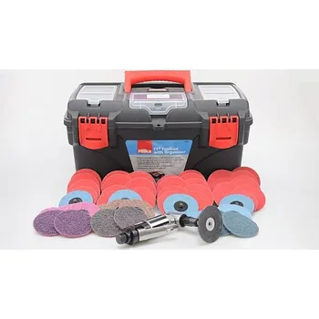 Brusná deska ABRASIV Sada Standard na nerez s disky 75mm Roloc + bruska