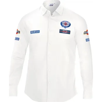 Sparco Košile s dlouhým rukávem Martini Racing Bílá S