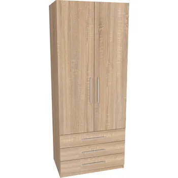 Šatní skříň Skříň AIDA 2 Dekor: Dub natur (dub sonoma)