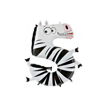 Balónek Grabo Animaloons Zebra číslo 5