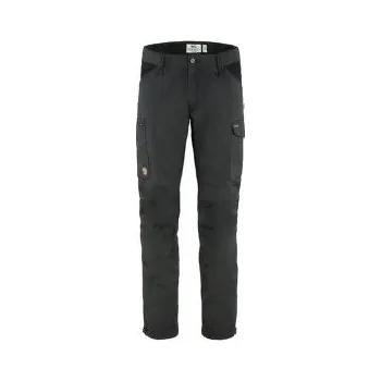 Pánské kalhoty Fjällräven Kaipak Trousers Men Dark Grey-Black šedá 44/REG