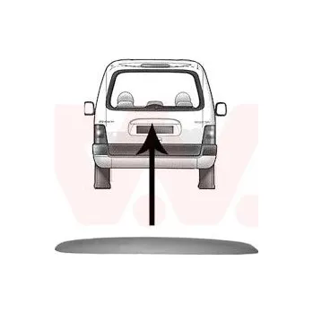 Dveře karosérie Clona, páté dveře VAN WEZEL 4051459