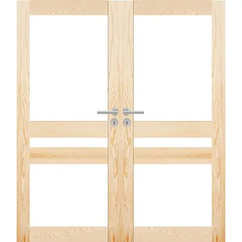 Interiérové dveře ArchoD Dvoukřídlé dřevěné dveře dýhované z borovice Cordoba