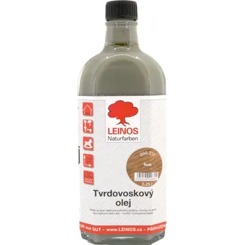 Olej na dřevo LEINOS naturfarben LEINOS 290.212 Tvrdovoskový olej Šedý 0,25 L