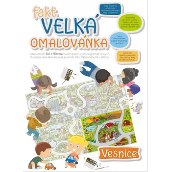 omalovánky Fakt velká omalovánka vesnice - Baloušek Tisk (2021)