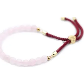 Souprava šperků AWM, Ltd, S3 8AL Pozlacený náramek 18K s drahými kameny - Růženín