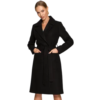 Dámský kabát Made of Emotion M708 černý