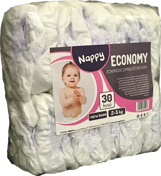 Plena NAPPY Economy 1 New born 2-5 kg 30 ks