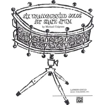 Six Unaccompanied Solos for Snare Drum - pro bic nstroje 646758