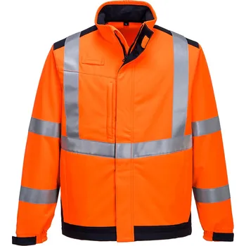pracovní bunda Portwest Bunda MODAFLAME ORANIA Hi-Vis Multi Norm soft, různé barvy Velikost XXXL oranžová/navy